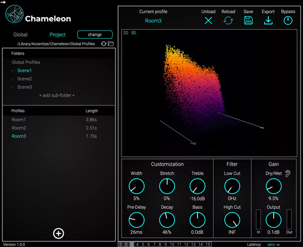 Accentize Chameleon(智能音频插件) v2.1.1 免费版-昀创网