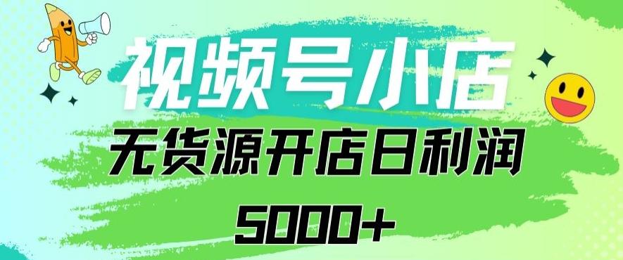 视频号无货源小店从0到1日订单量千单以上纯利润稳稳5000+【揭秘】-昀创网