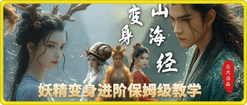 云天AI山海经变身视频教程，妖精变身进阶保姆级教学-昀创网