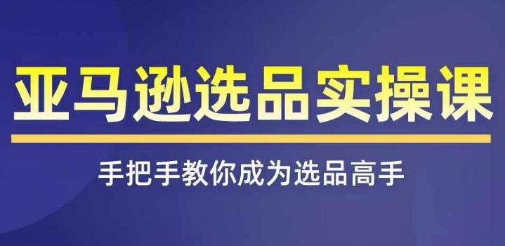 亚马逊选品实操课程，快速掌握亚马逊选品的技巧，覆盖亚马逊选品所有渠道-昀创网