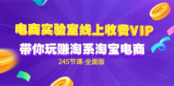 (9859期)电商-实验室 线上收费VIP，带你玩赚淘系淘宝电商(245节课-全面版)-昀创网