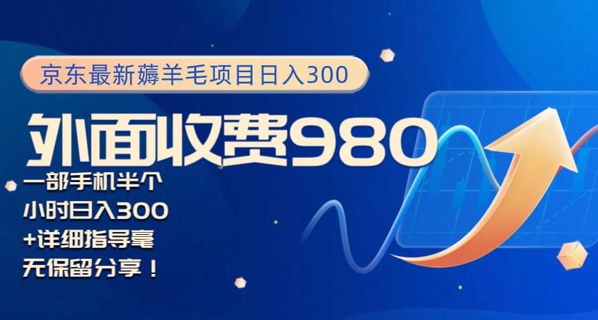 京东最新薅羊毛项目小白怎么做到日入300+一部手机半小时搞定-昀创网