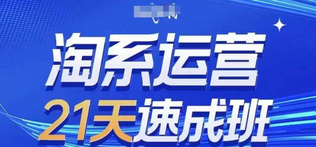 淘系运营21天速成班(更新24年7月)，0基础轻松搞定淘系运营，不做假把式-昀创网