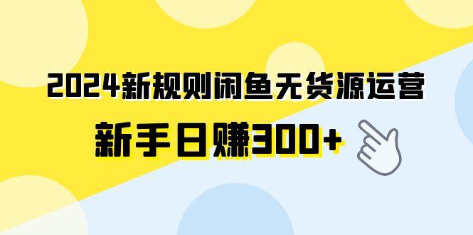 (9522期)2024新规则闲鱼无货源运营新手日赚300+-昀创网