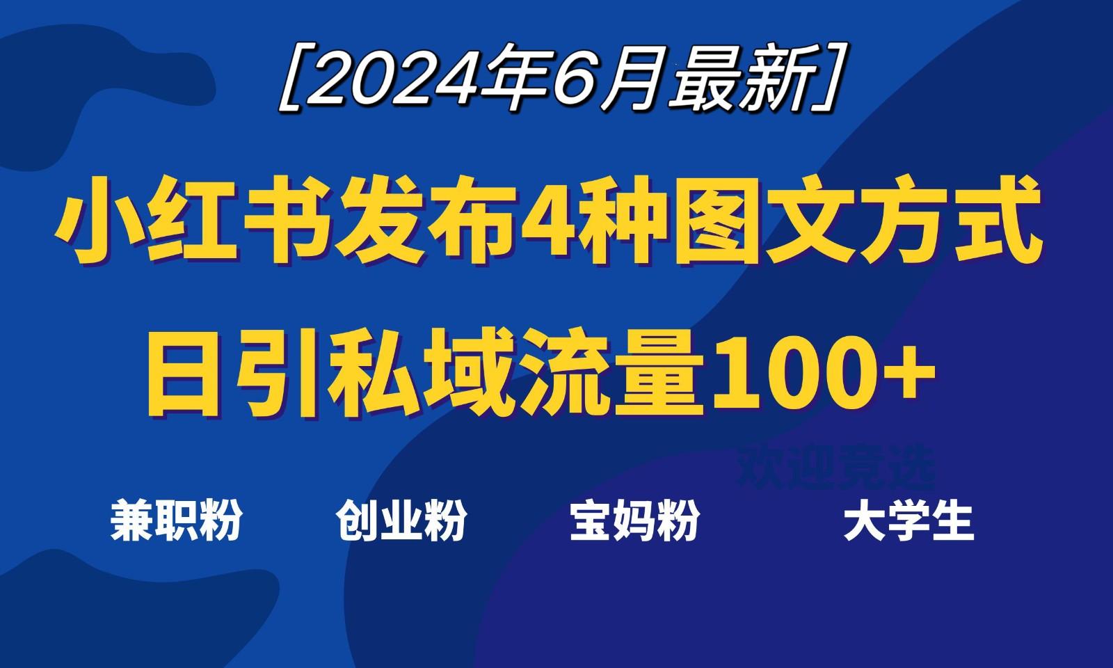 小红书发布这4种图文，就能日引私域流量100+-昀创网