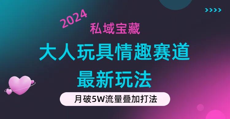 私域宝藏：大人玩具情趣赛道合规新玩法，零投入，私域超高流量成单率高-昀创网