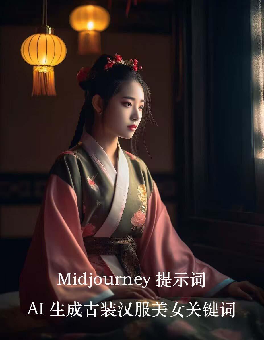 Midjourney关键词-AI生成中国风古装汉服美女人像提示关键词-昀创网