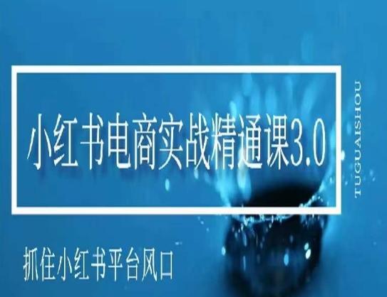 小红书电商实战精通课3.0，抓住小红书平台的风口，不错过有一个赚钱的机会-昀创网